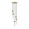 Z-Lite Beau Chandelier, 5-Light, 12 In.W x 12.75 In.H, Rubbed Brass/Clear 740P-5R-RB - alternate 4